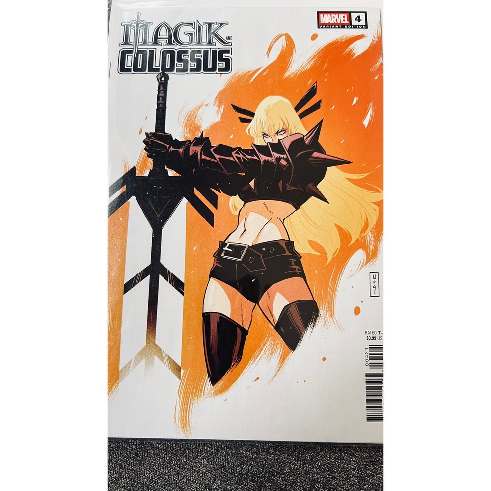 Marvel Comic Book White Magik and Colossus 4 Nogi Variant Edition